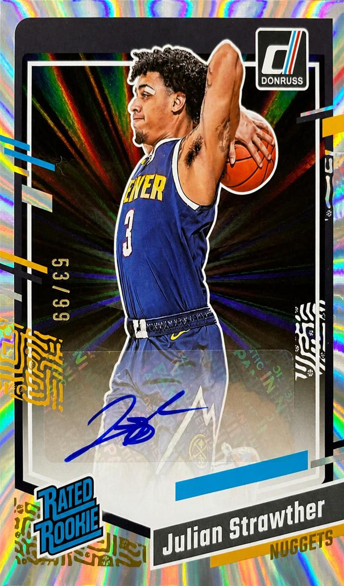 2023 Panini Donruss Basketball Holo Laser Julian Strawther #293