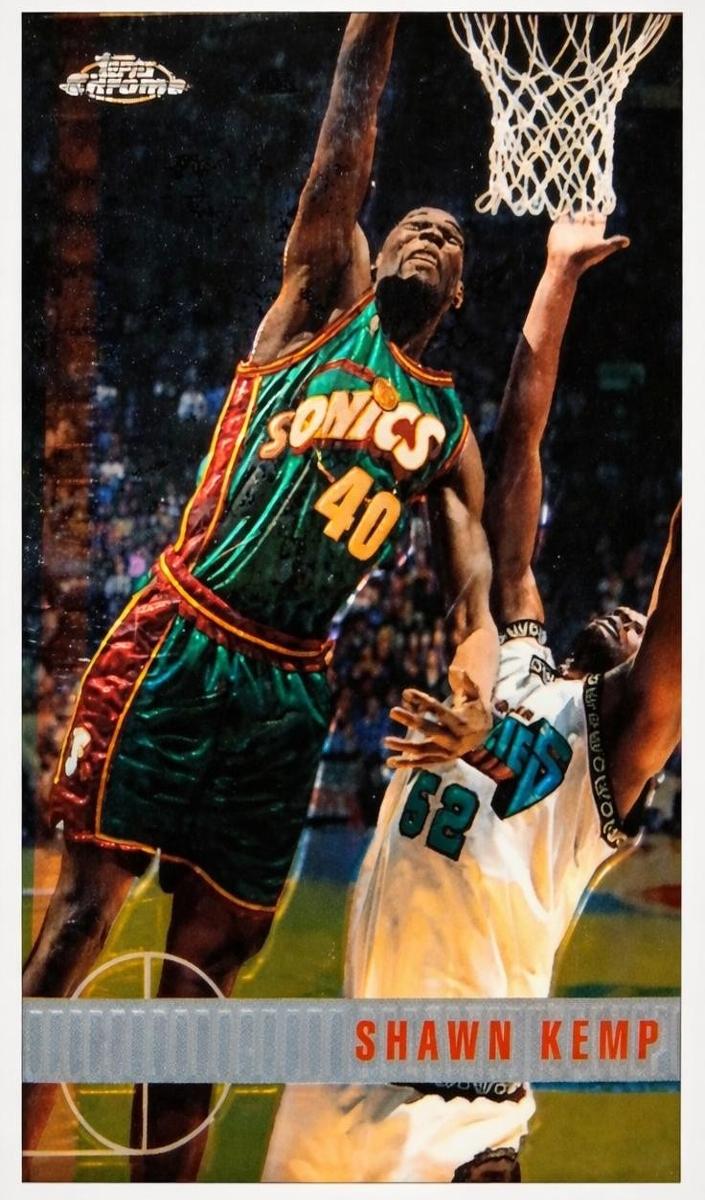 1997 Topps Chrome Basketball Shawn Kemp #92 PSA 8.5