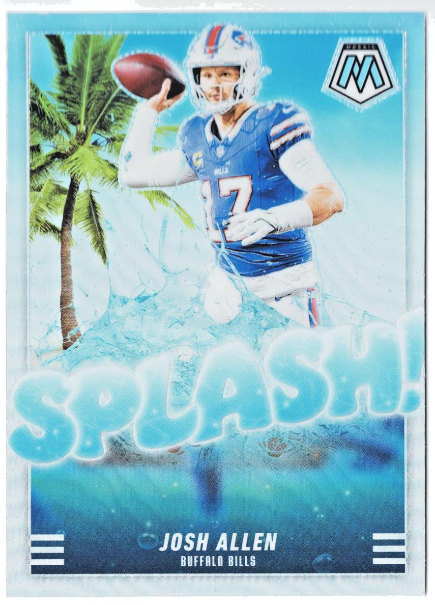 2025 Panini Mosaic Football Silver Josh Allen #11