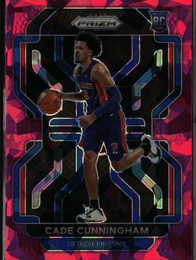 2021 Panini Prizm Basketball Pink Ice Cade Cunningham #282 PSA 10