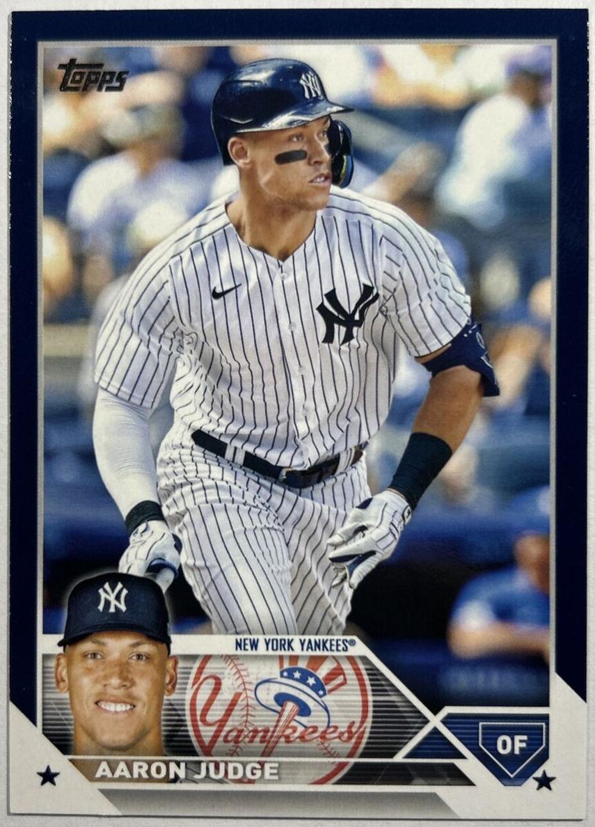 2023 Topps Baseball Royal Blue Aaron Judge #62 SGC 9.5