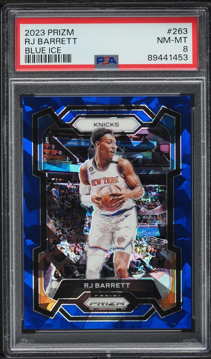 2023 Panini Prizm Basketball Blue Ice RJ Barrett #263