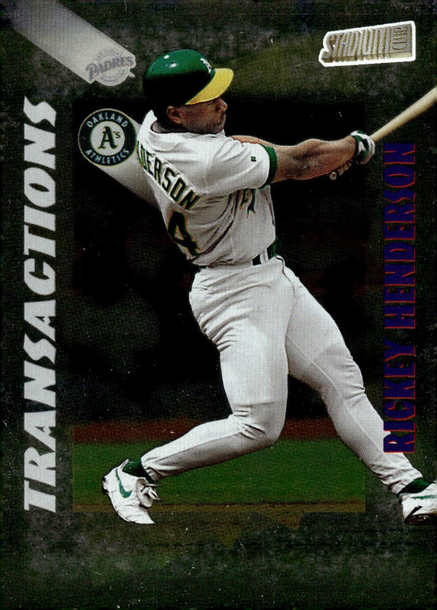 1998 Topps Stadium Club Baseball Rickey Henderson #386
