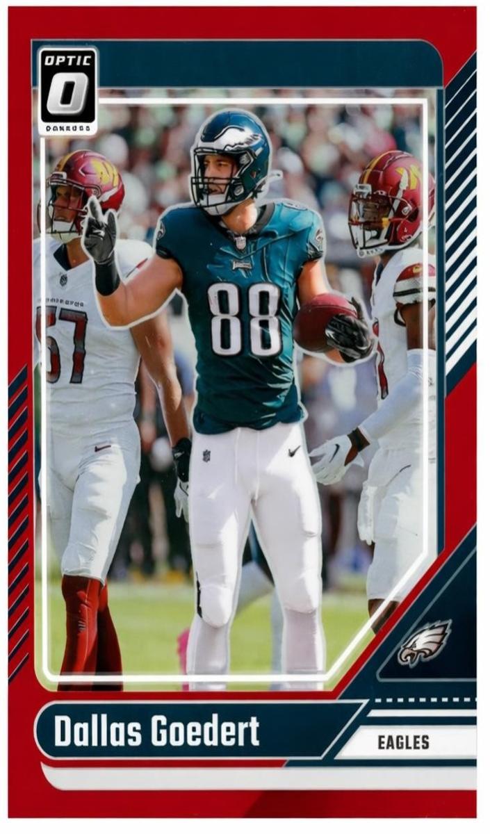 2024 Donruss Optic Football Red Dallas Goedert #162