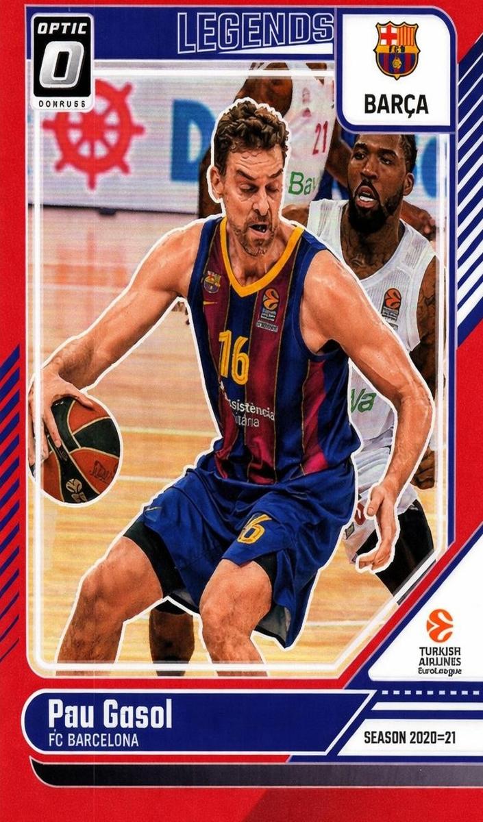2024 Donruss Turkish Airlines EuroLeague Basketball Red Pau Gasol #163