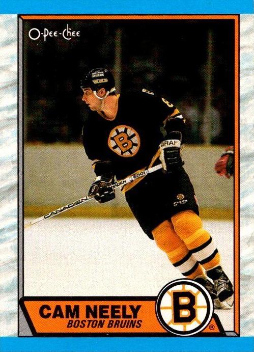 1989 O-Pee-Chee Hockey Cam Neely #15 PSA 9