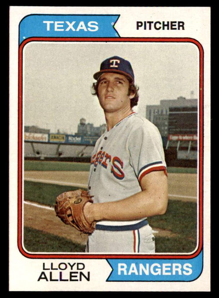 1974 Topps Baseball Lloyd Allen #539