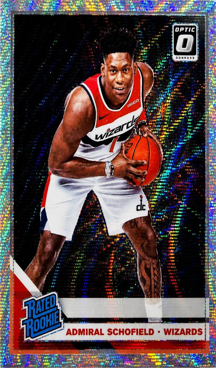 2019 Donruss Optic Basketball Holo Admiral Schofield #187
