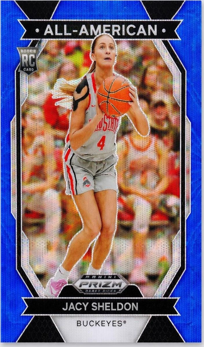 2024 Panini Prizm Draft Picks Basketball Blue Wave Jacy Sheldon #16
