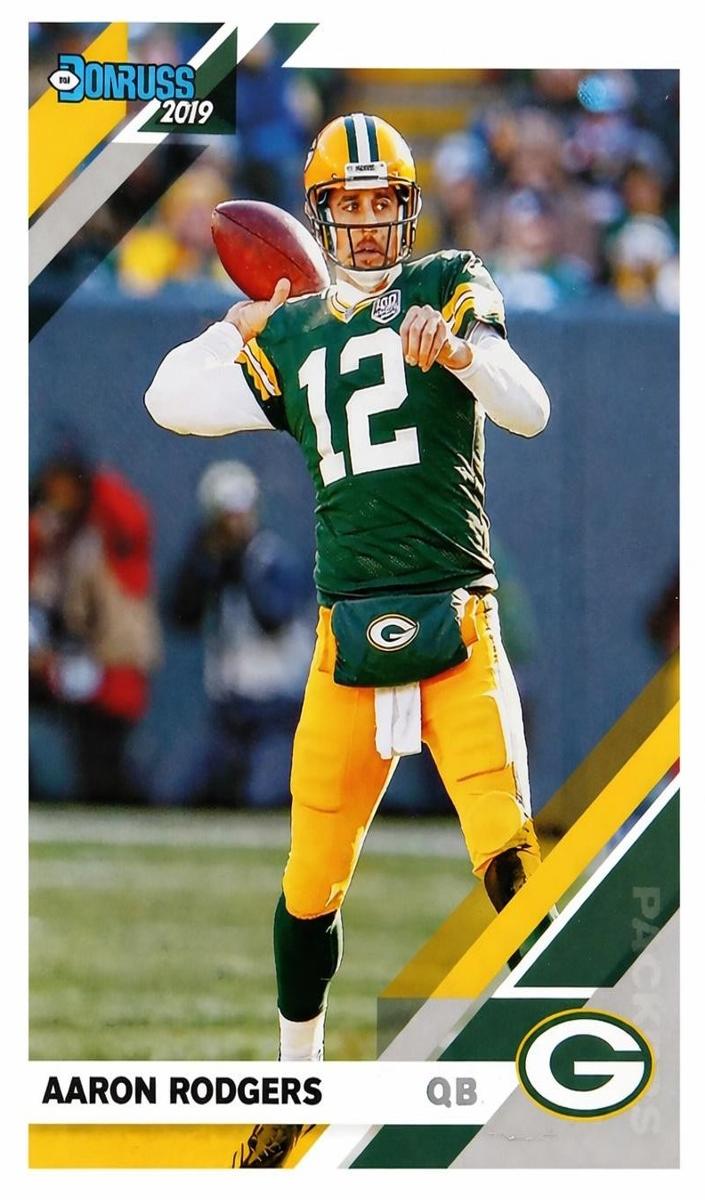 2019 Panini Donruss Football Aaron Rodgers #98 SGC 10