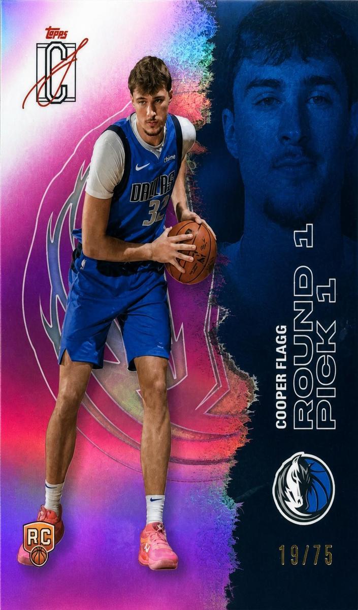 2025 Topps Signature Class Basketball Pink Refractor Cooper Flagg #101