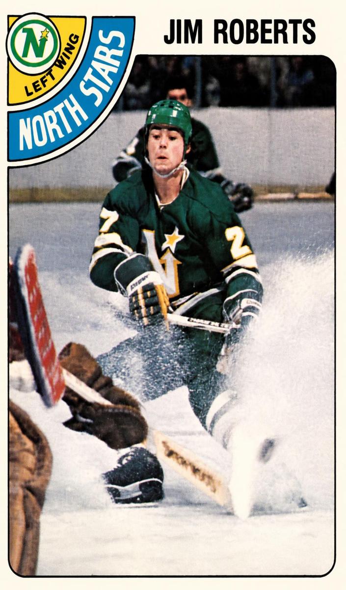 1978 O-Pee-Chee Hockey Jim Roberts #342 PSA 7