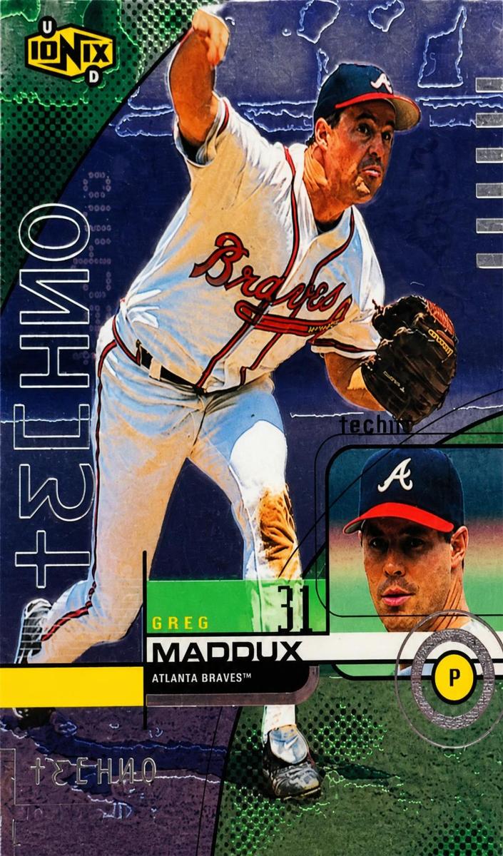 1999 UD Ionix Baseball Greg Maddux #R65
