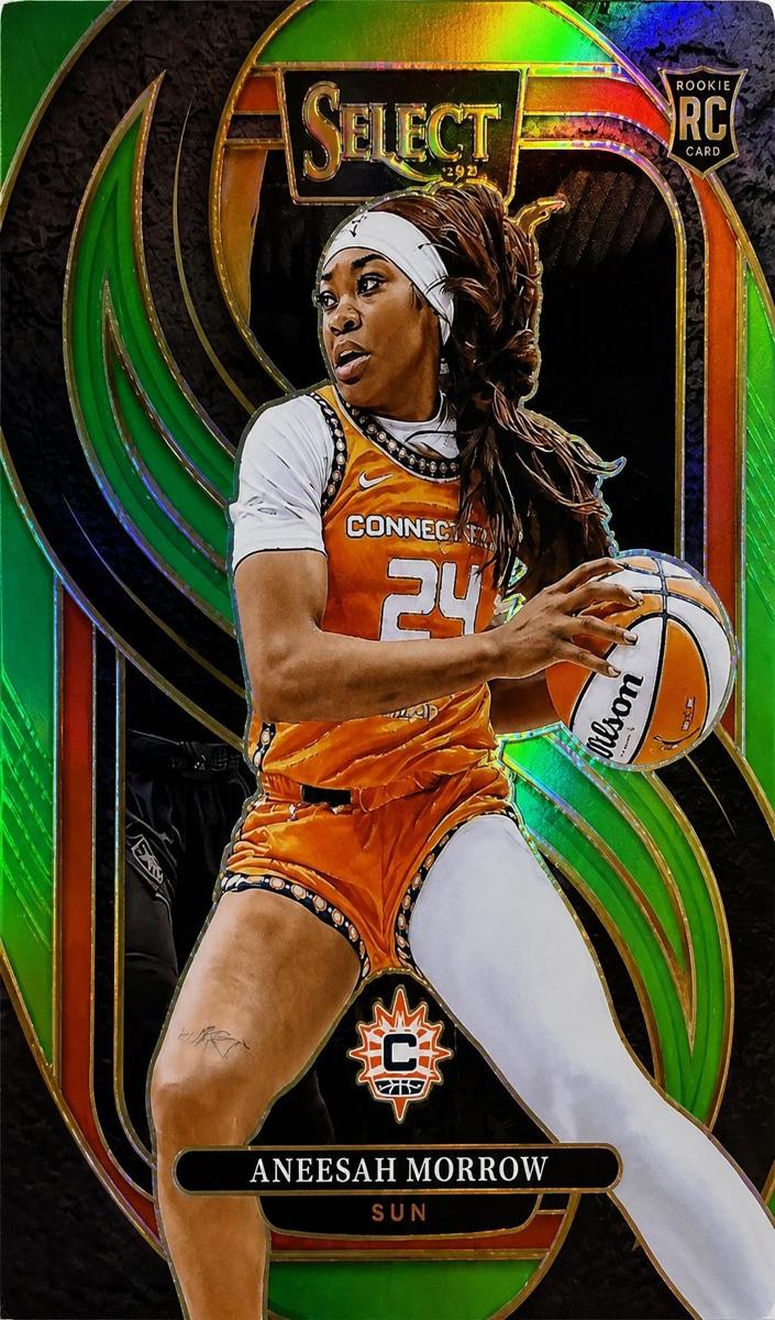 2025 Panini Select WNBA Basketball Neon Green Aneesah Morrow #176