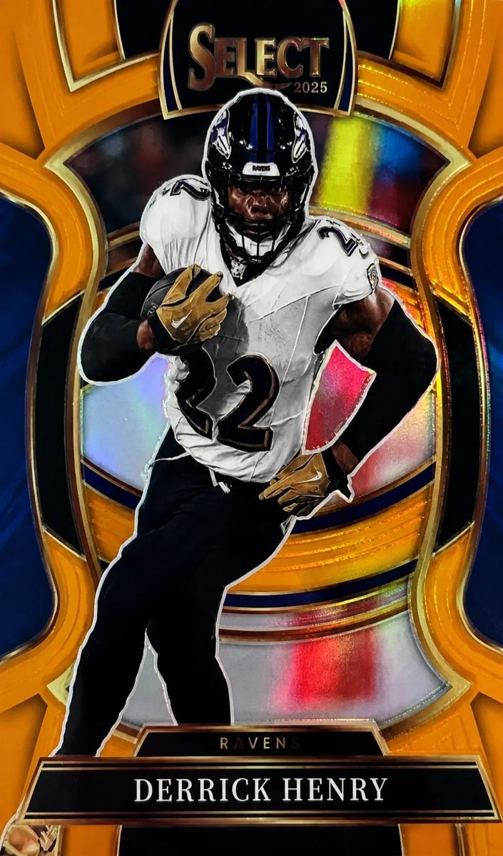2025 Panini Select Football Orange Derrick Henry #60