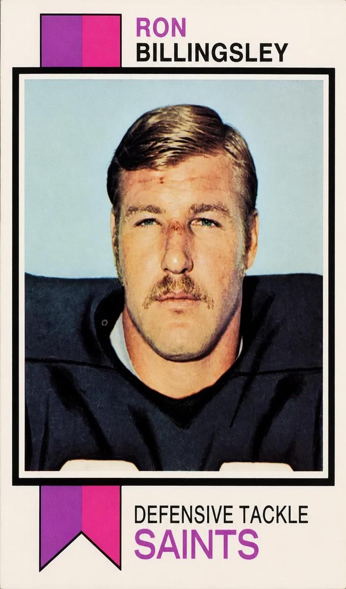 1973 Topps Football Ron Billingsley #327
