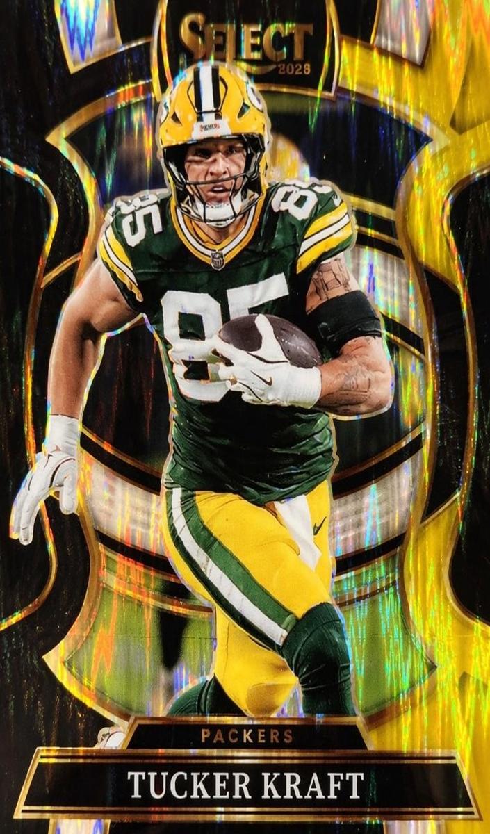 2025 Panini Select Football Black and Gold Shock Tucker Kraft #68