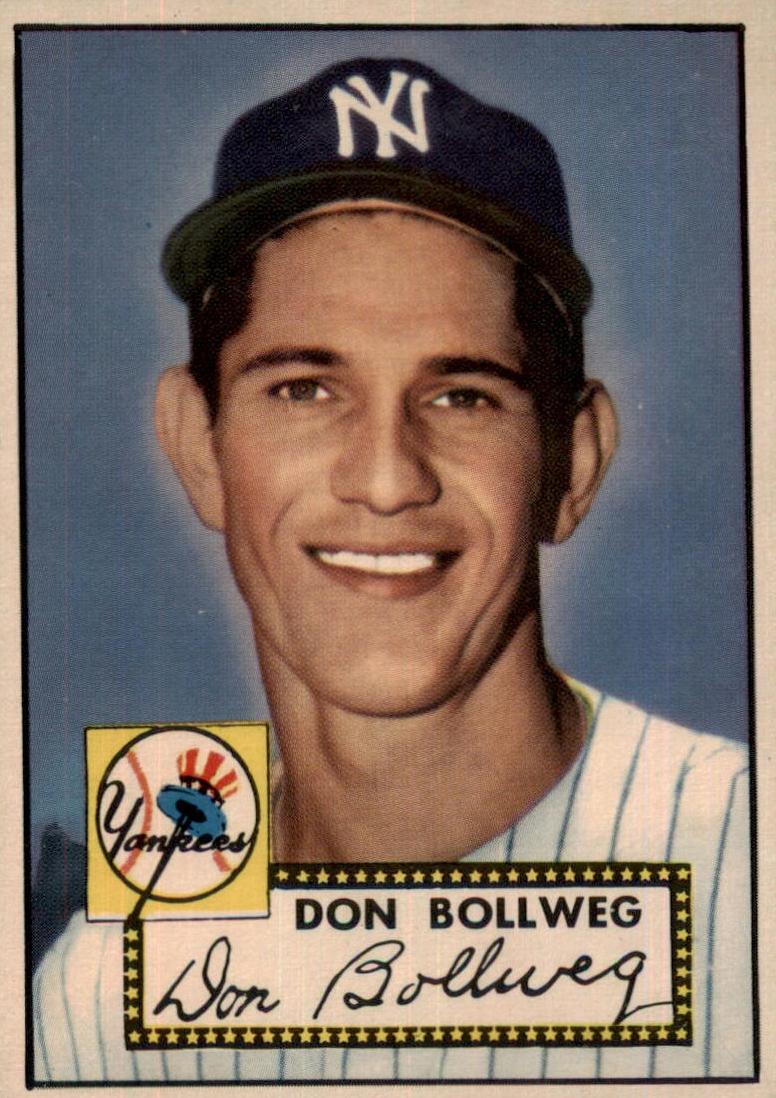 1952 Topps Baseball Don Bollweg #128 PSA 6