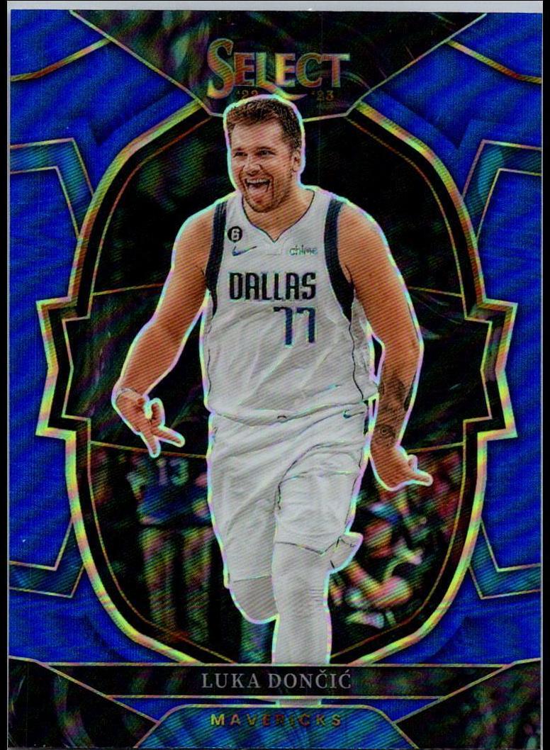 2022 Panini Select Basketball Blue Luka Doncic #51 PSA 9