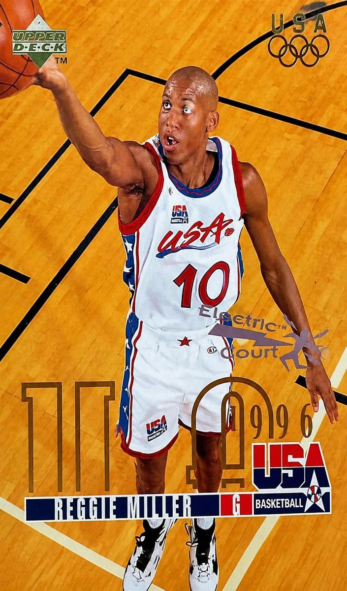 1995 Upper Deck Basketball Electric Court Reggie Miller #319