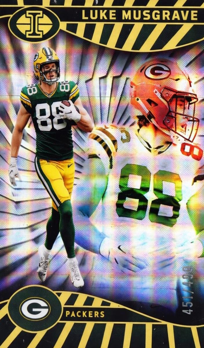 2024 Panini Illusions Football Mirrored Trophy Collection Luke Musgrave #31