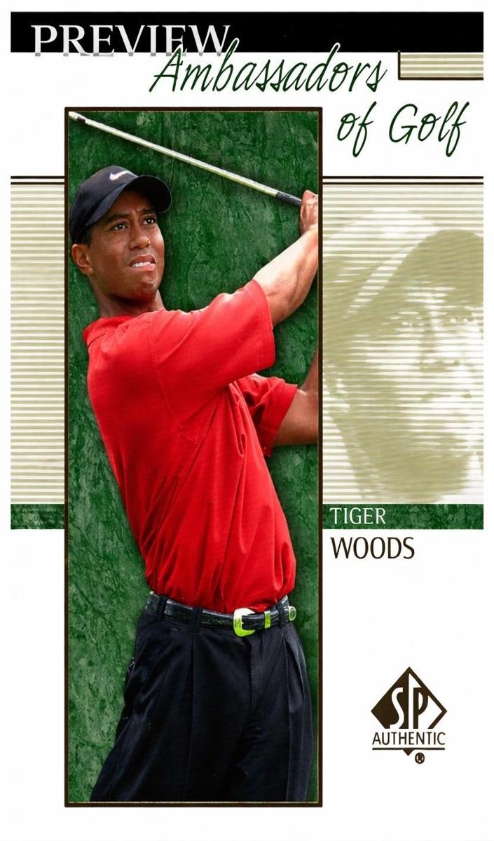 2001 Upper Deck Golf Red Tiger Woods #51
