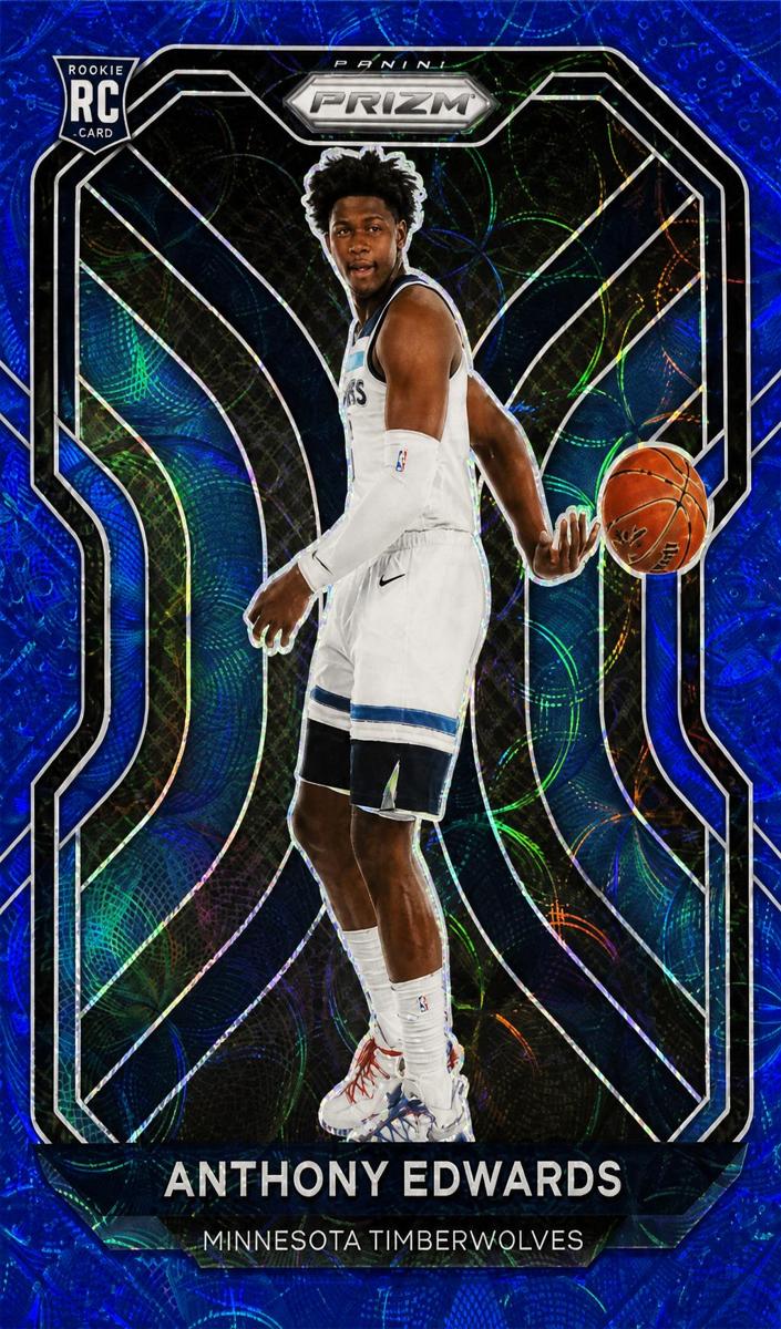 2020 Panini Prizm Football Choice Blue Prizm Anthony Edwards #258