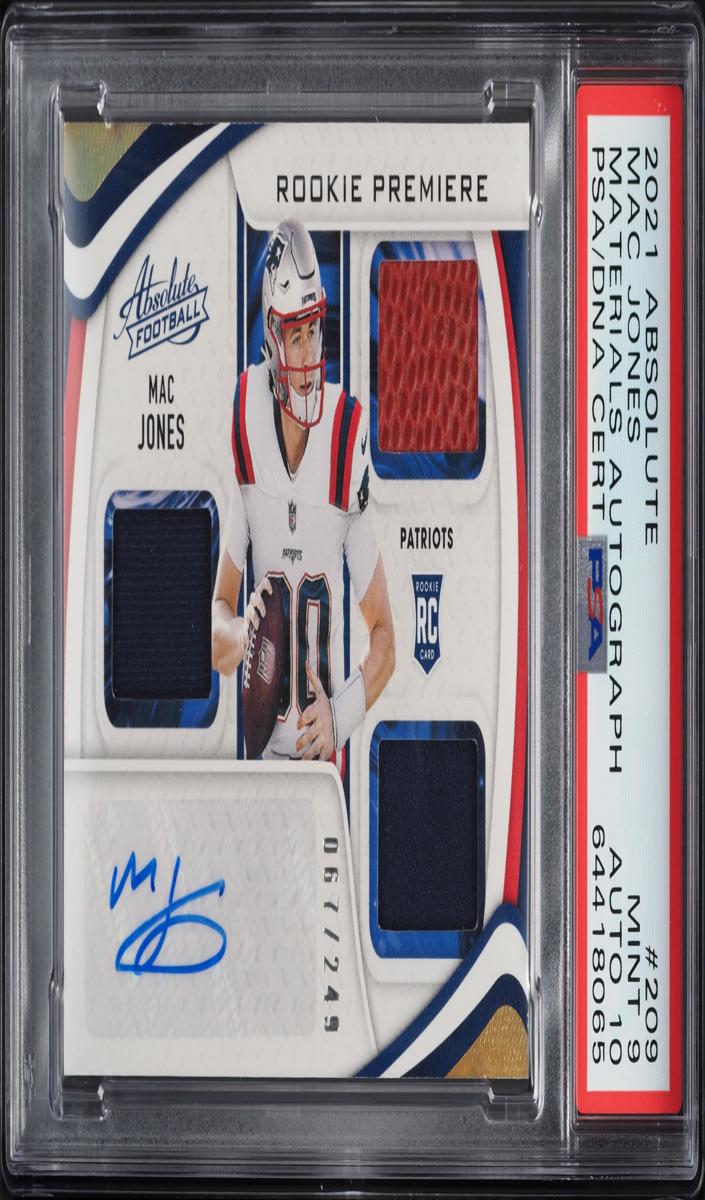 2021 Panini Absolute Football Mac Jones #209