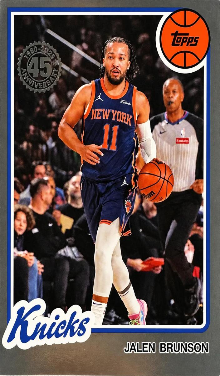 2025 Topps Basketball Jalen Brunson #80BK-95 RAW Ungraded