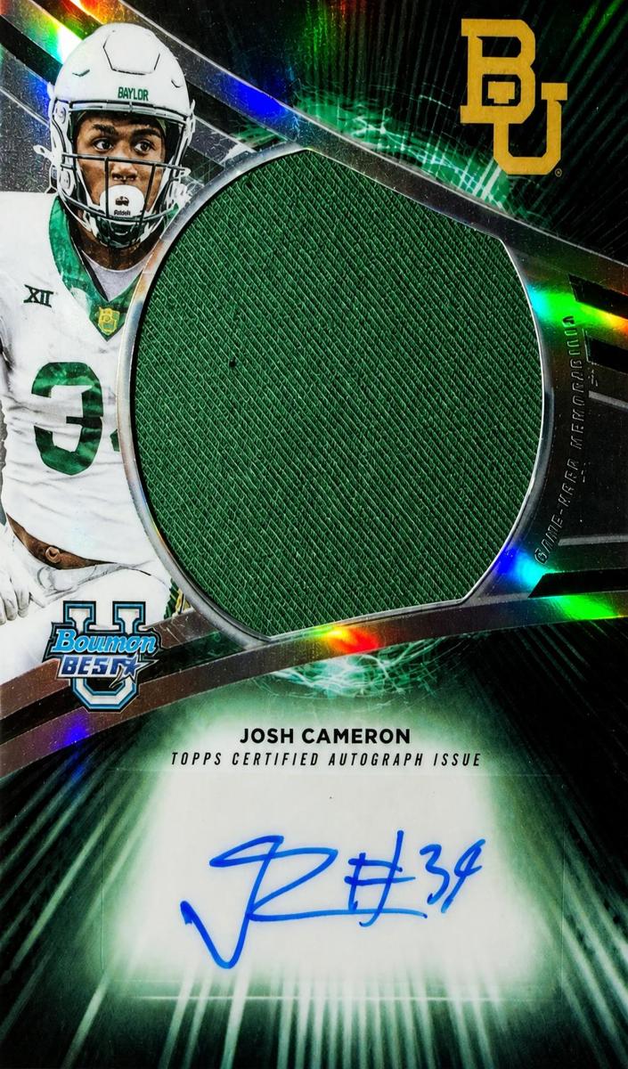 2025 Bowman Best University Football Josh Cameron #JRA-JCA