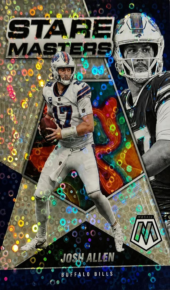 2022 Panini Mosaic Football No Huddle Silver Josh Allen #SM-1 PSA 9