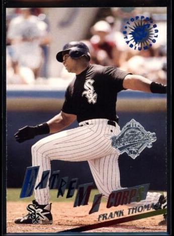 1995 Topps Stadium Club Baseball Frank Thomas #513 PSA 8.5