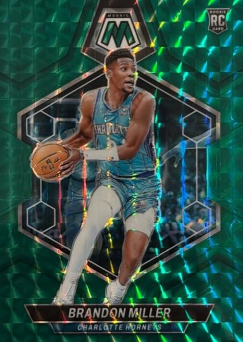 2023 Panini Mosaic Basketball Green Brandon Miller #202 PSA 10