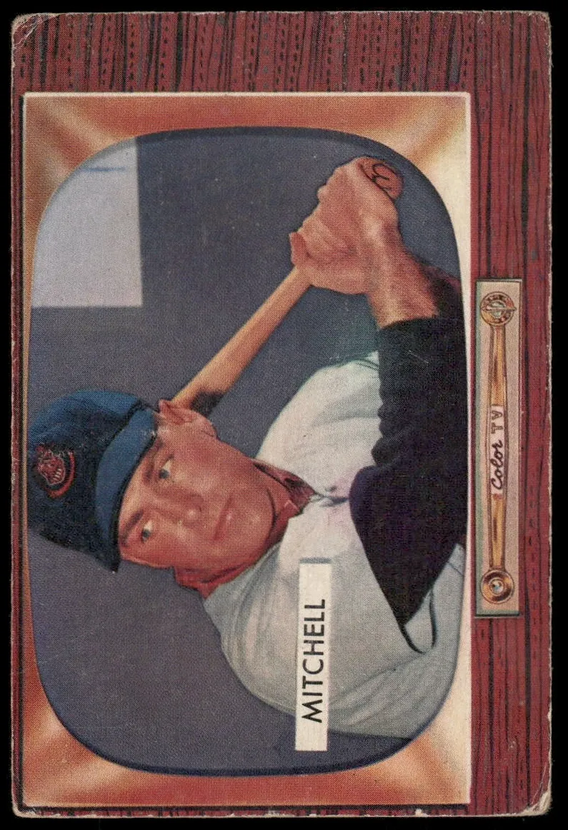 1955 Bowman Baseball Dale Mitchell #314