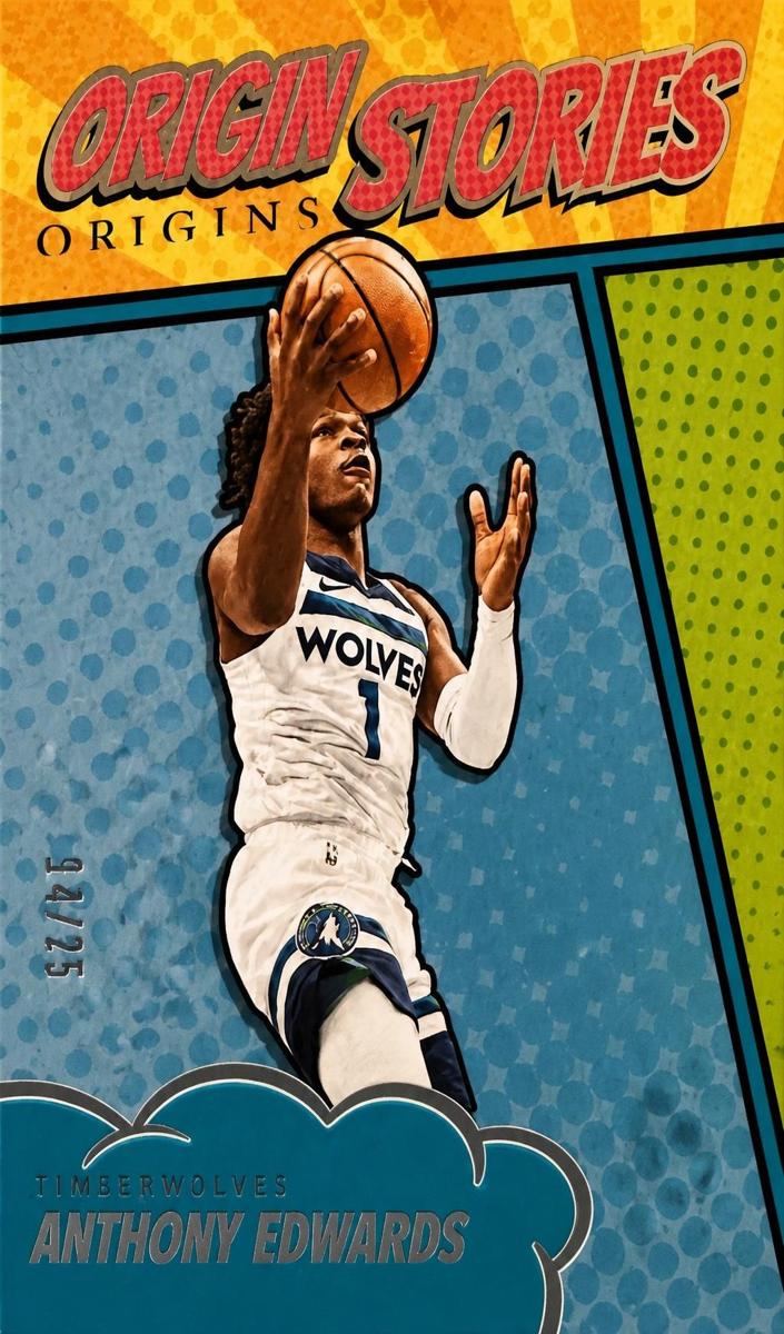 2024 Panini Origins Basketball Turquoise Anthony Edwards #13