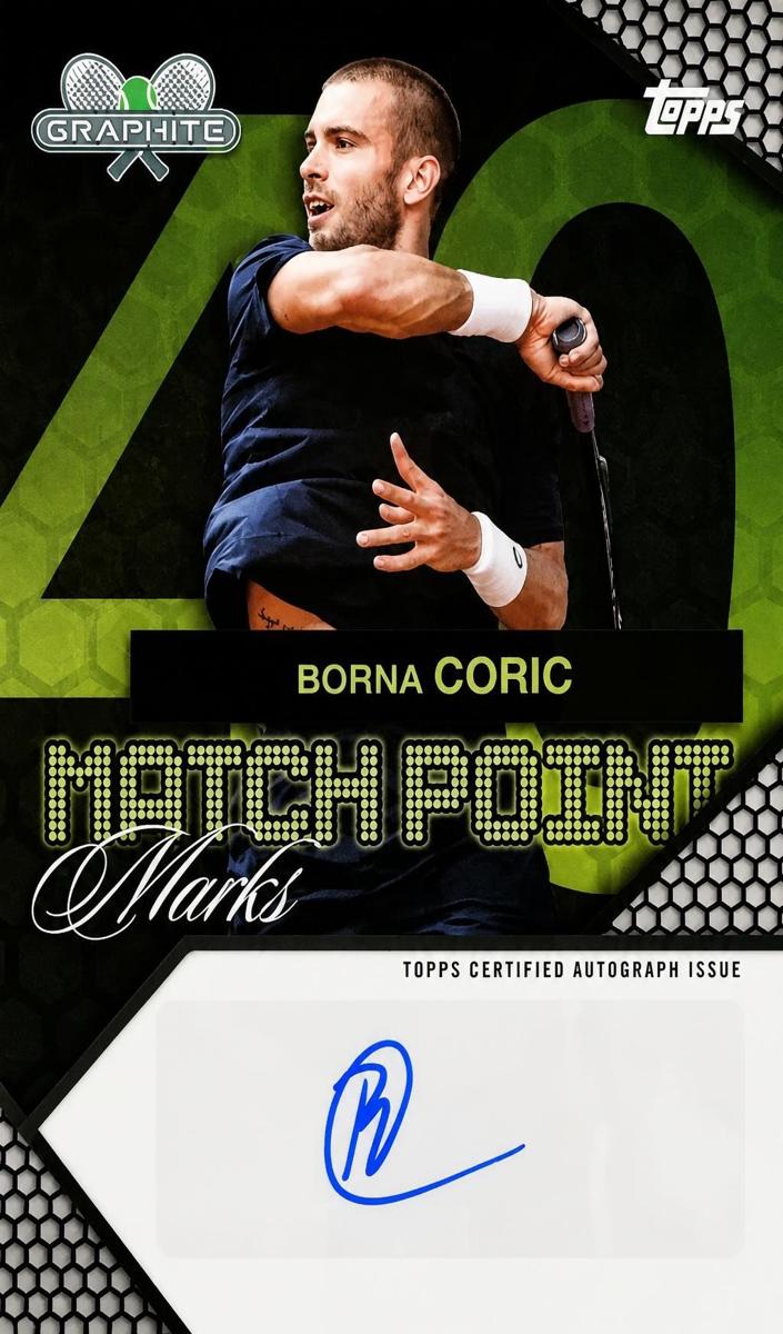 2026 Topps Graphite Tennis Borna Coric #MPM-BC