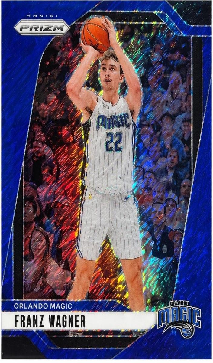 2024 Panini Prizm Basketball Blue Shimmer FOTL Franz Wagner #143 PSA 10