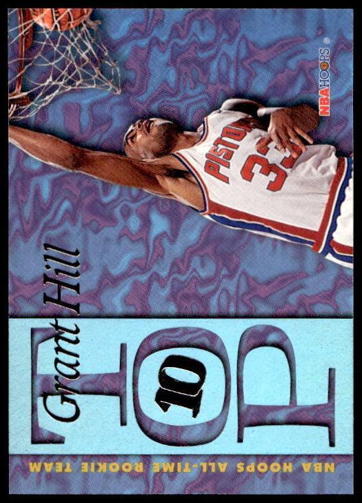 1995 Hoops Basketball Grant Hill #AR2 PSA 9