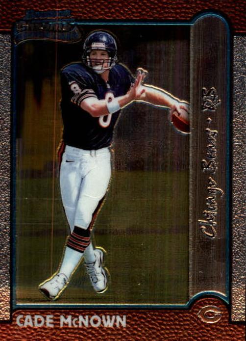 1999 Bowman Chrome Football Cade McNown #155 BGS 9