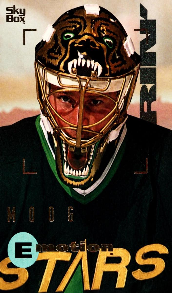 1995 Skybox E-Motion Hockey Andy Moog #50