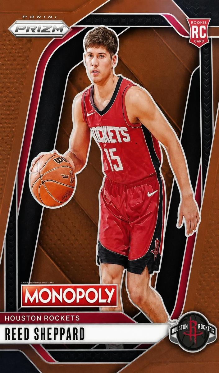 2024 Panini Prizm Monopoly Basketball Brown Reed Sheppard #72 PSA 10