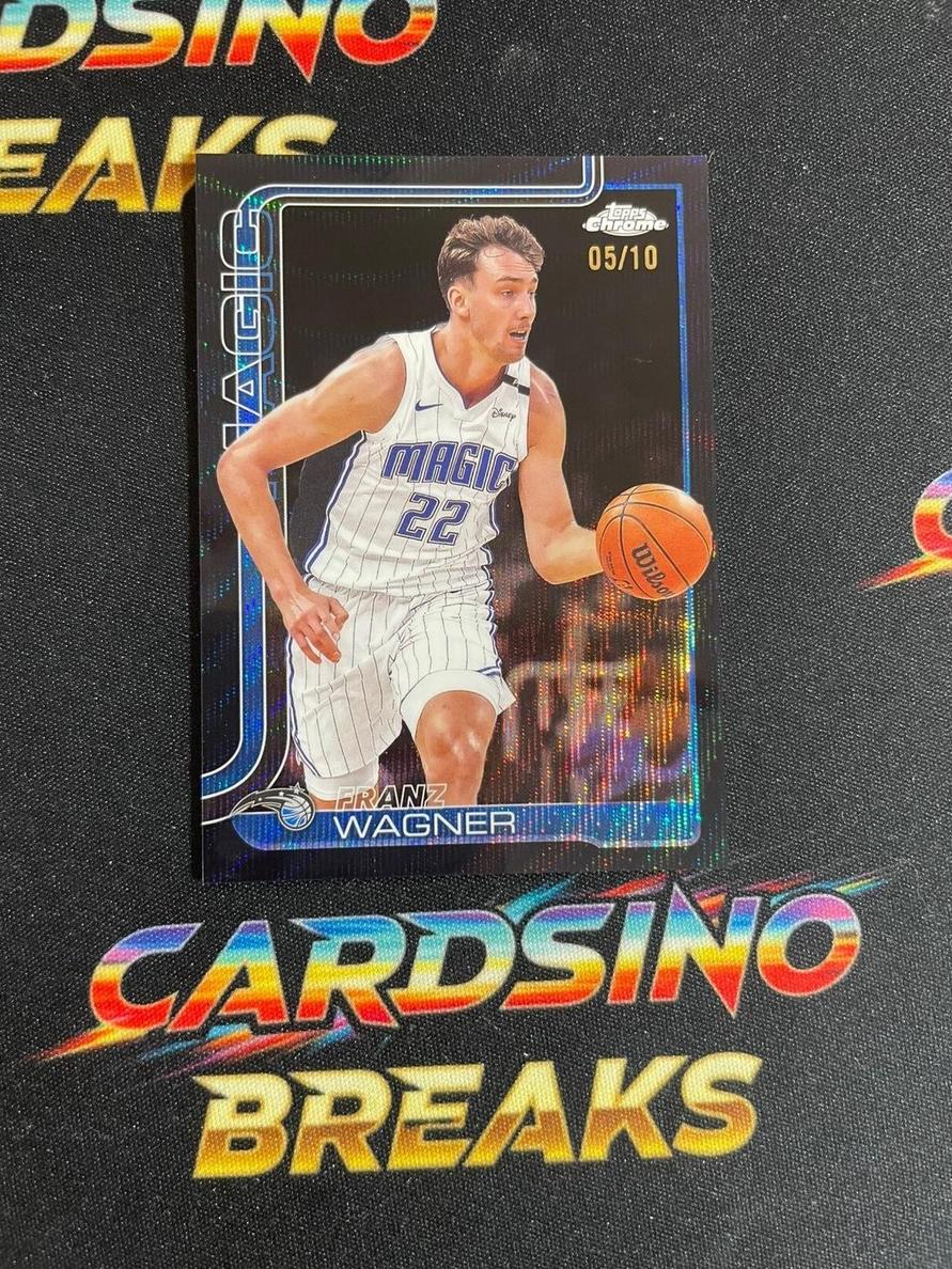 2025 Topps Chrome Basketball Black Refractor Franz Wagner #116