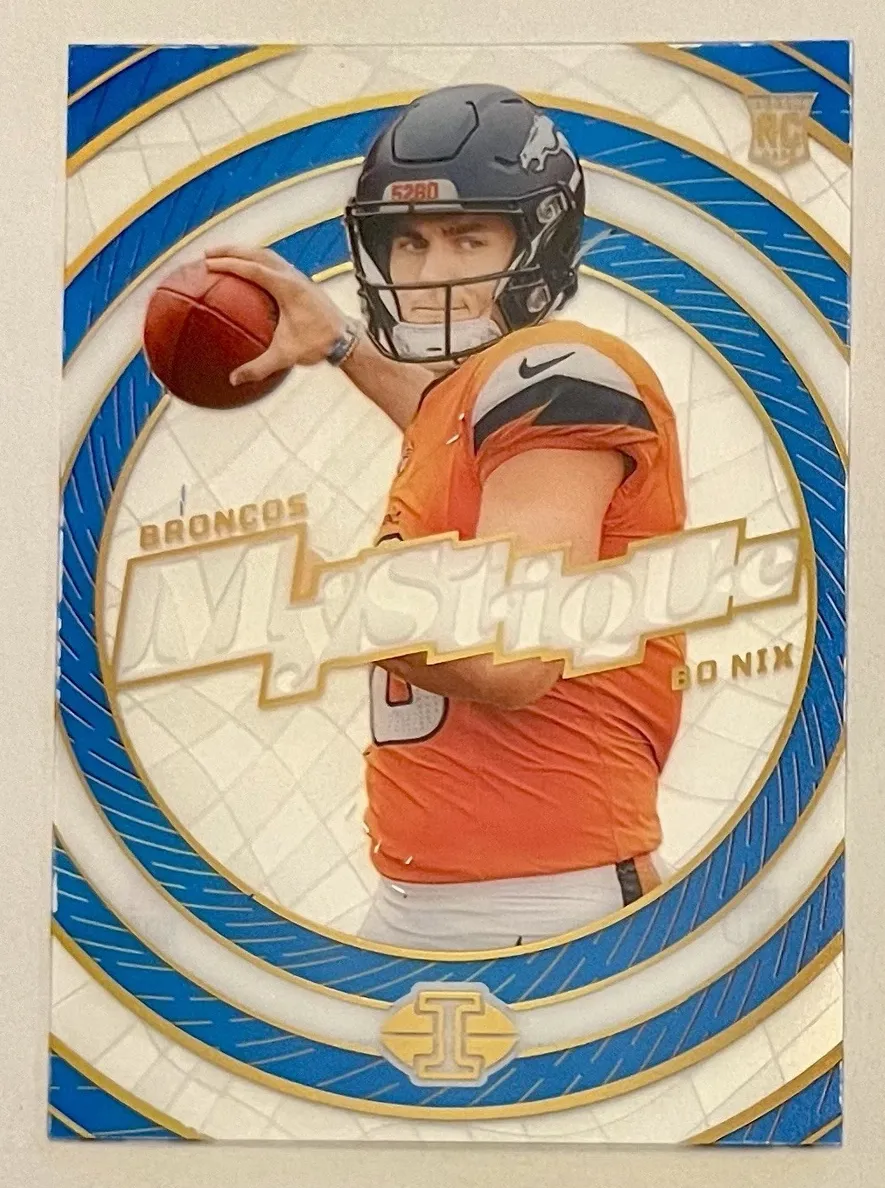 2024 Panini Illusions Football Light Blue Bo Nix #3