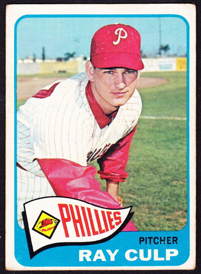 1965 Topps Baseball Ray Culp #505 PSA 8