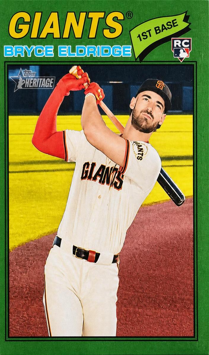 2026 Topps Heritage Baseball Dark Green Bordered Bryce Eldridge #310