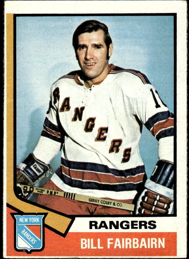 1974 Topps Hockey Bill Fairbairn #231