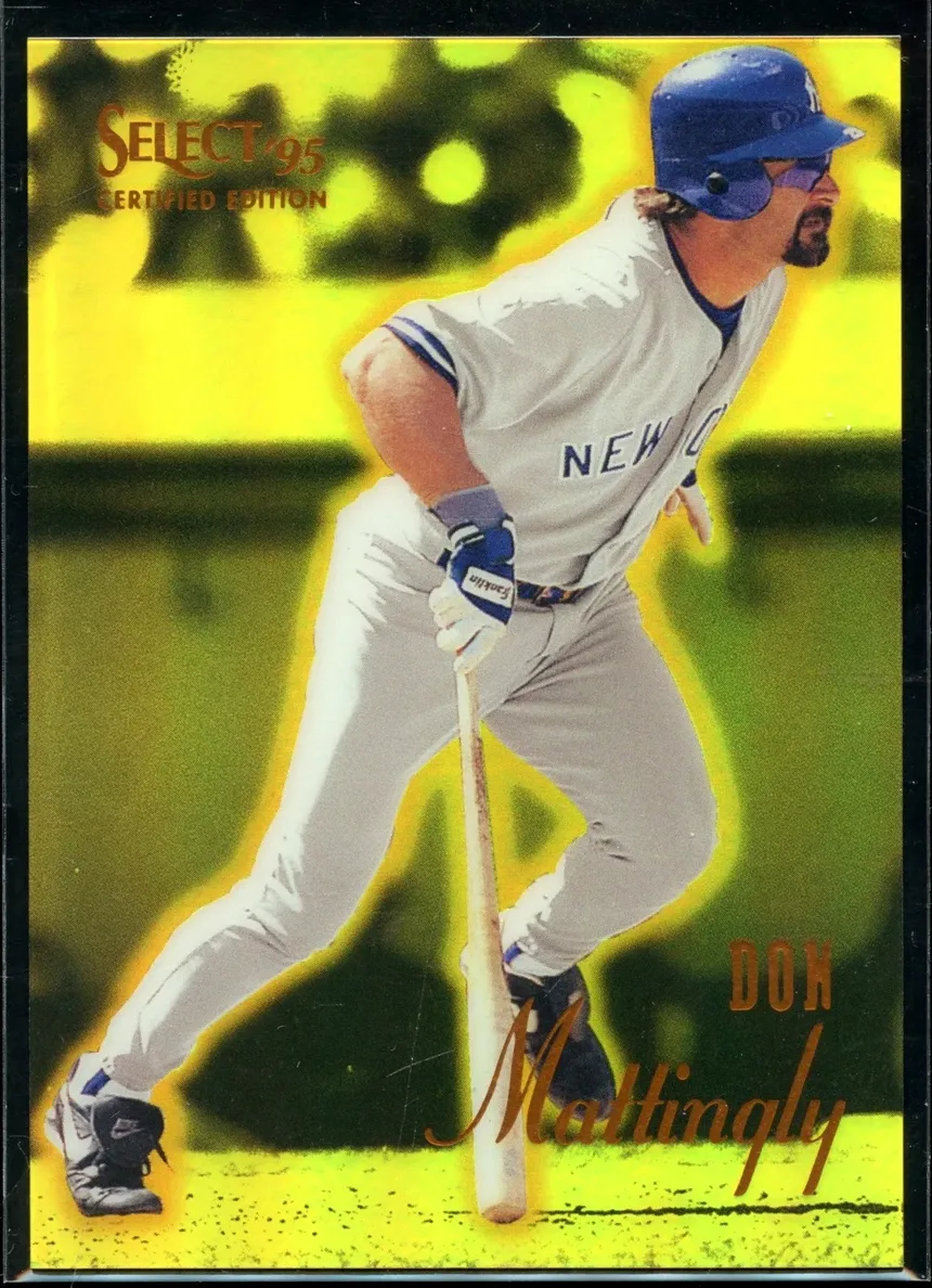1995 Select Certified Baseball Mirror Gold Don Mattingly #21 PSA 10