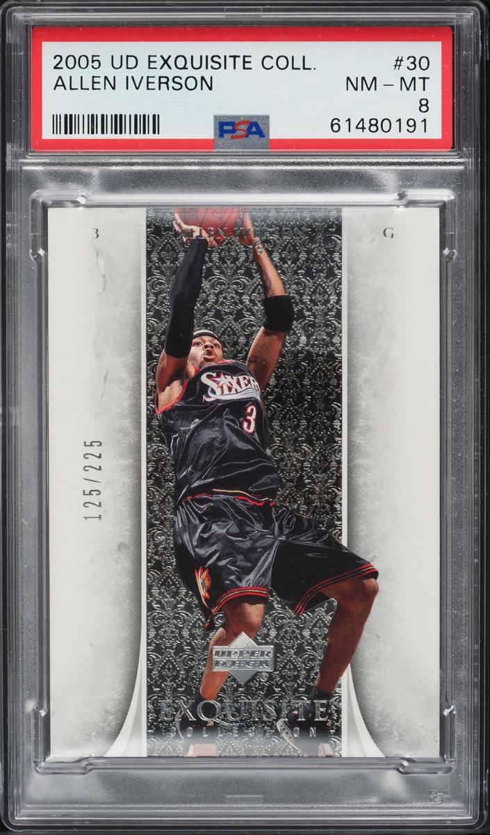 2005 Upper Deck Exquisite Collection Basketball Allen Iverson #30