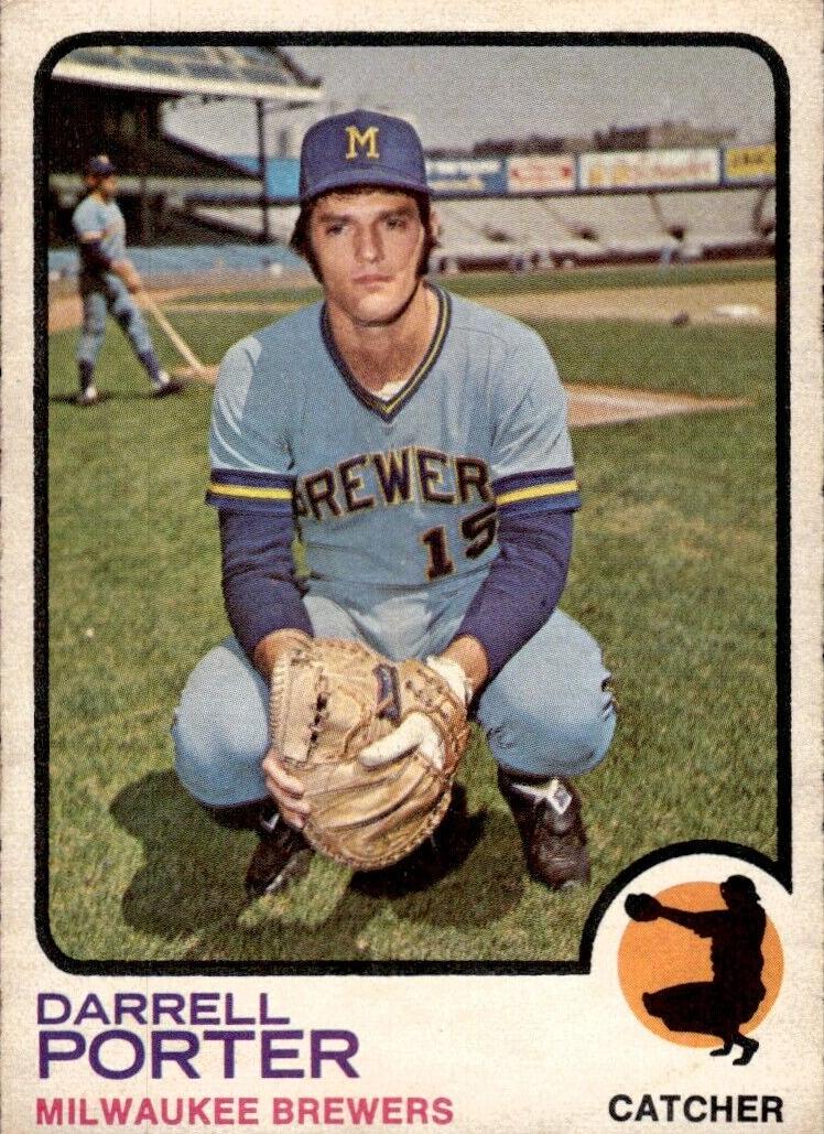 1973 O-Pee-Chee Baseball Darrell Porter #582 PSA 9