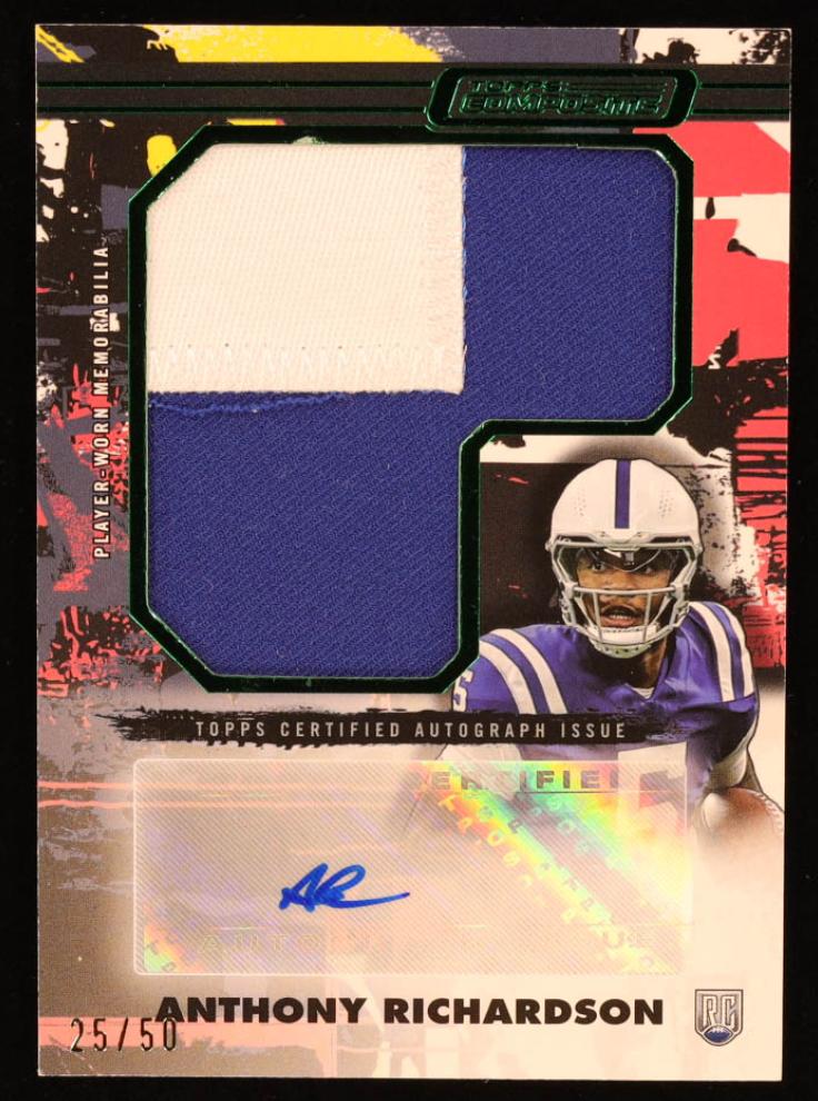2023 Topps Composite Football Green Anthony Richardson #CJPAV-AR